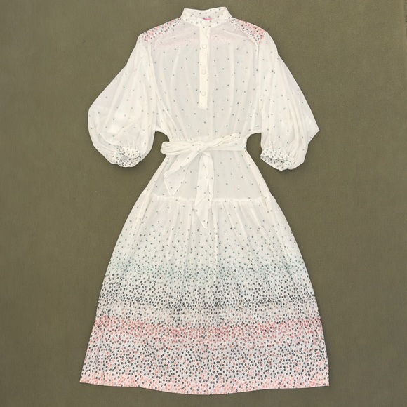 Vintage 70s Midsommer Pastoral Dress - Picture 1 of 17